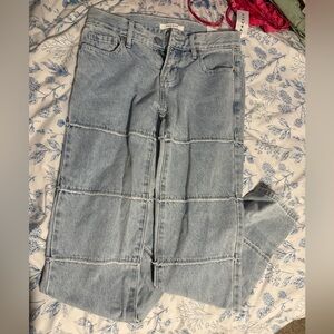 pacsun low rise straight jeans